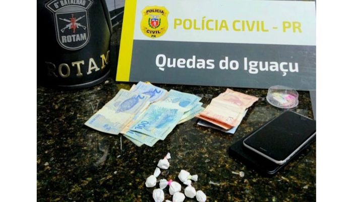 Quedas - Duas pessoas são presas por tráfico de drogas